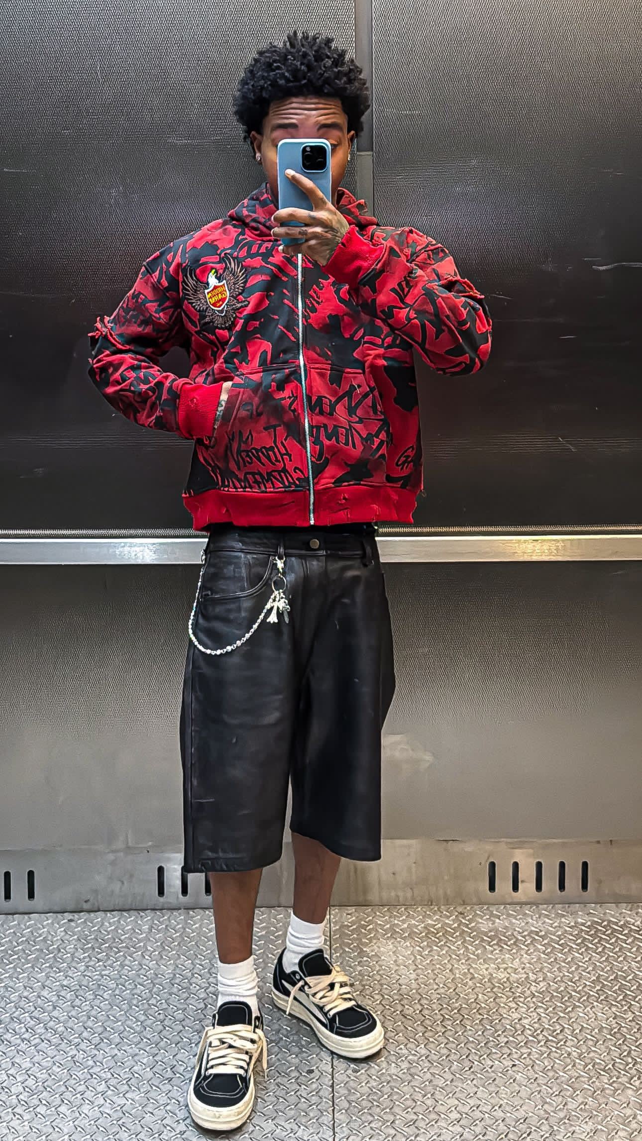 Graffiti Zip Up (RED)