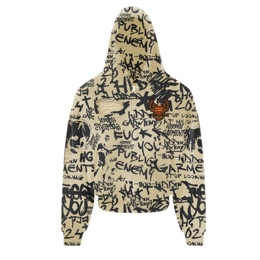 Graffiti Jacket (CREAM)