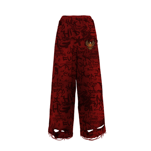 Graffiti Sweatpants (RED)